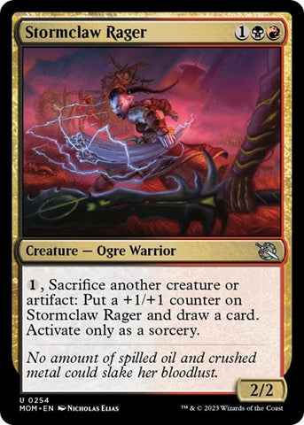 Stormclaw Rager (March of the Machine) Near Mint Foil