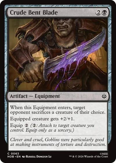 Crude Bent Blade (The Hobbit) Near Mint Foil