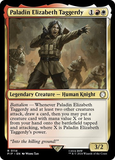 Paladin Elizabeth Taggerdy (Universes Beyond: Fallout) Near Mint