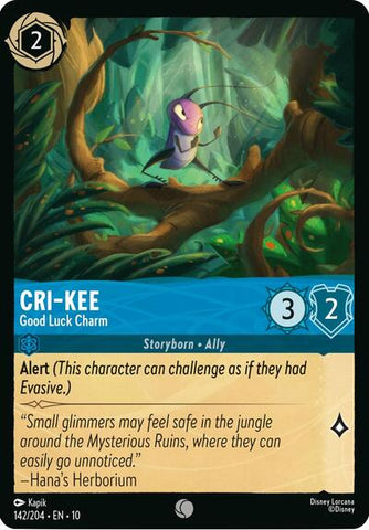 Cri-Kee - Good Luck Charm (Whispers in the Well) Near Mint Cold Foil