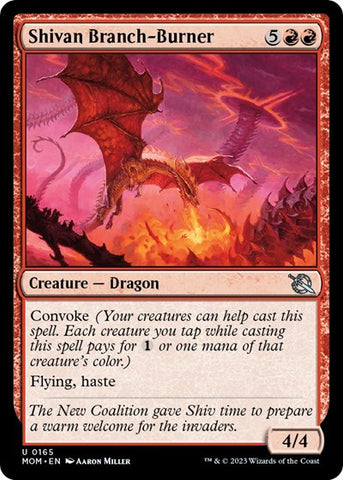 Shivan Branch-Burner (March of the Machine) Near Mint Foil