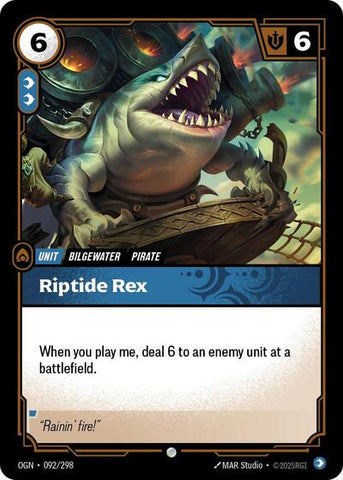 Riptide Rex (Origins) Near Mint
