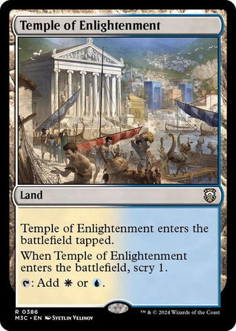 Temple of Enlightenment (Commander: Modern Horizons 3) Near Mint
