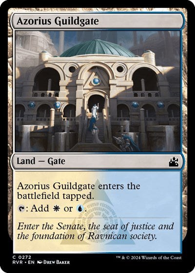 Azorius Guildgate (Ravnica Remastered) Near Mint Foil