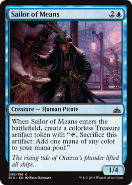 Sailor of Means (Rivals of Ixalan) Near Mint Foil