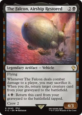 The Falcon, Airship Restored (Commander: FINAL FANTASY) Near Mint