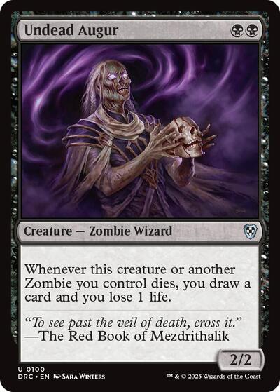 Undead Augur (Commander: Aetherdrift) Near Mint