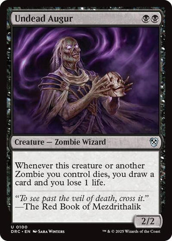 Undead Augur (Commander: Aetherdrift) Near Mint