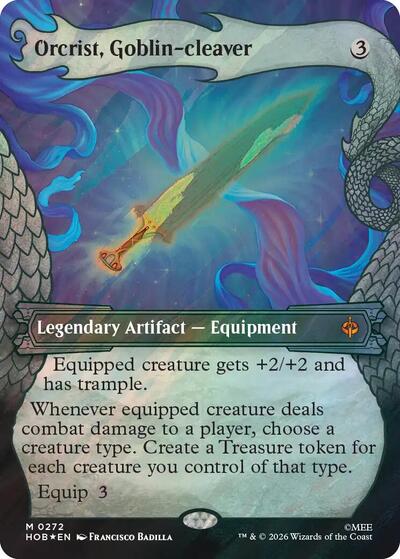 Orcrist, Goblin-cleaver (Showcase) (Surge Foil) (The Hobbit) Near Mint Foil