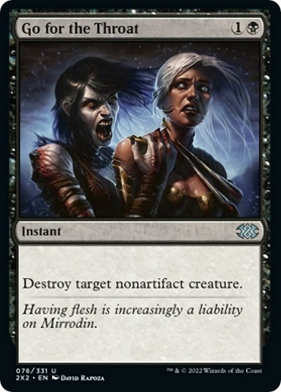 Go for the Throat (Double Masters 2022) Near Mint
