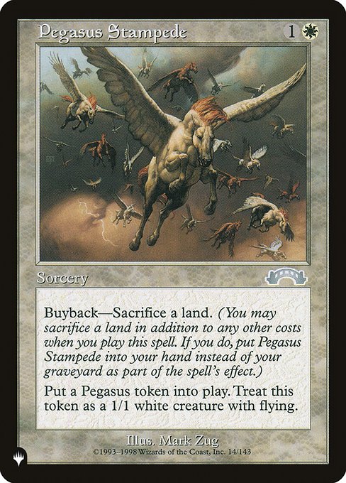 Pegasus Stampede (The List) Near Mint