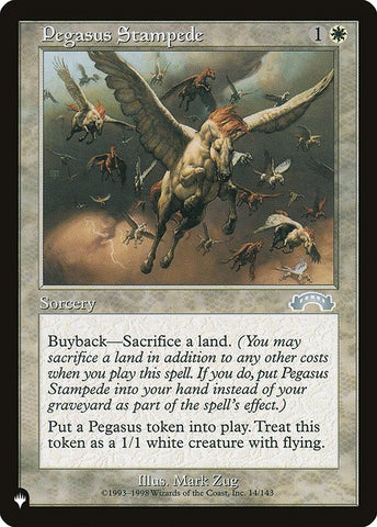 Pegasus Stampede (The List) Near Mint