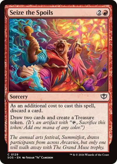 Seize the Spoils (Secrets of Strixhaven) Near Mint Foil