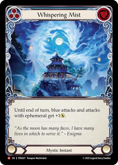 Whispering Mist (Blue) (Compendium of Rathe) Near Mint