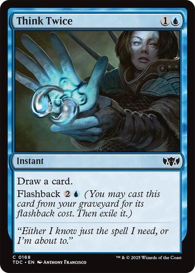 Think Twice (Commander: Tarkir: Dragonstorm) Near Mint