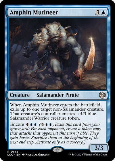 Amphin Mutineer (Commander: The Lost Caverns of Ixalan) Near Mint
