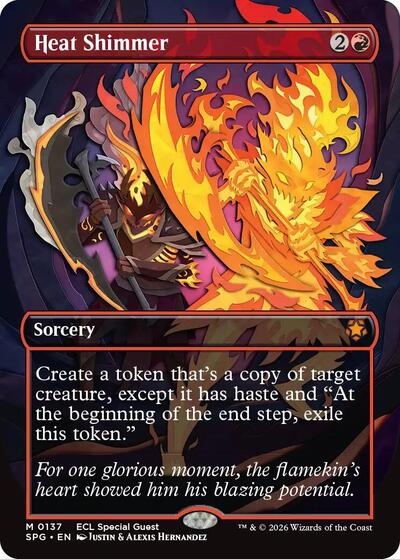 Heat Shimmer (Borderless) (Special Guests) Near Mint Foil