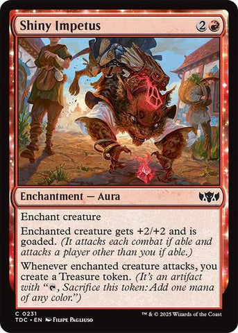 Shiny Impetus (Commander: Tarkir: Dragonstorm) Near Mint