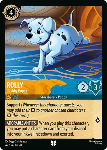 Rolly - Chubby Puppy (Reign of Jafar) Near Mint