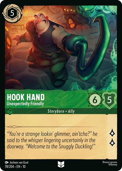 Hook Hand - Unexpectedly Friendly (Whispers in the Well) Near Mint Cold Foil