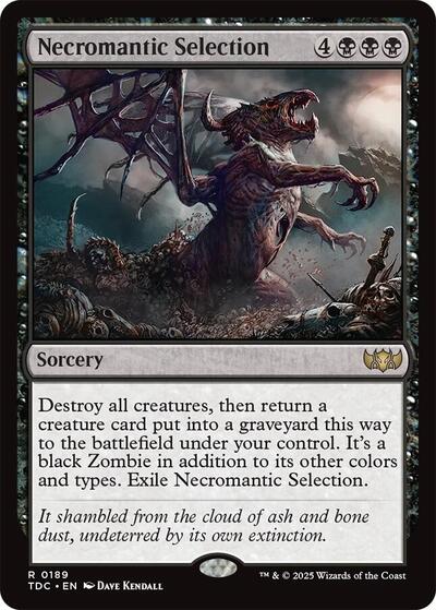 Necromantic Selection (Commander: Tarkir: Dragonstorm) Near Mint