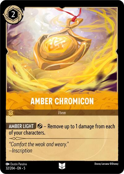 Amber Chromicon (Shimmering Skies) Near Mint