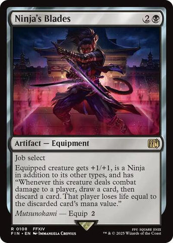 Ninja's Blades (Universes Beyond: FINAL FANTASY) Near Mint