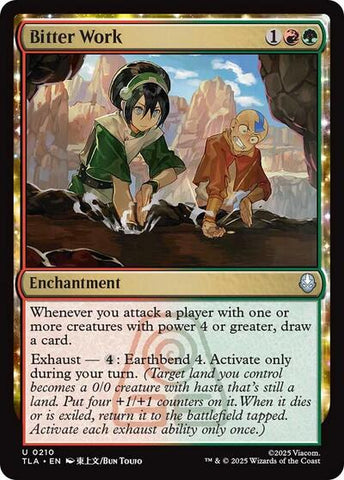 Bitter Work (Avatar: The Last Airbender) Near Mint Foil