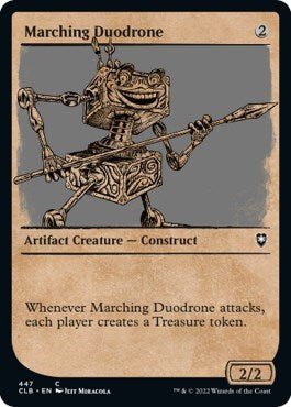 Marching Duodrone (Showcase) (Commander Legends: Battle for Baldur's Gate) Near Mint Foil