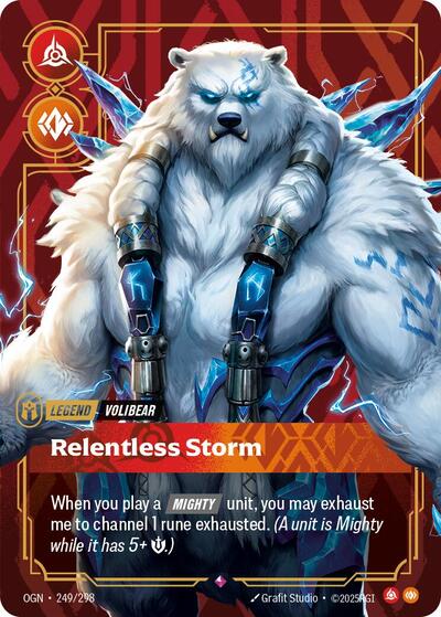 Volibear Relentless Storm (Origins) Near Mint Foil