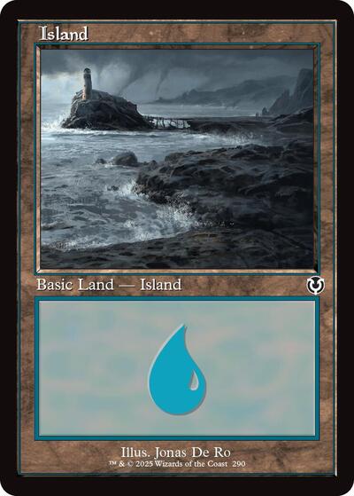 Island (290) (Retro Frame) (Innistrad Remastered) Near Mint