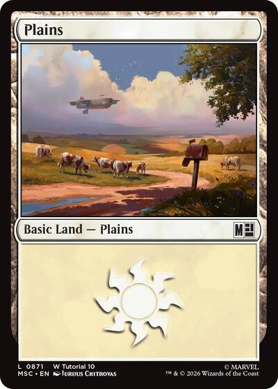 Plains (0871) (Commander: Marvel Super Heroes) Near Mint