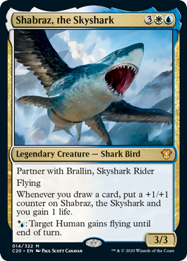Shabraz, the Skyshark (Commander 2020 Ikoria) Near Mint
