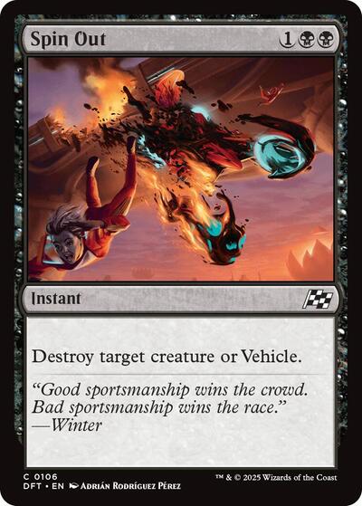 Spin Out (Aetherdrift) Near Mint Foil