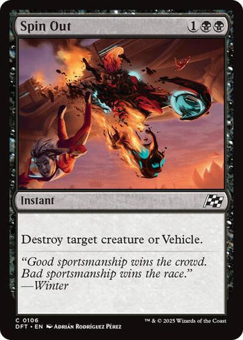 Spin Out (Aetherdrift) Near Mint Foil
