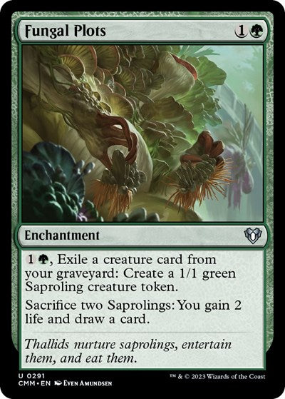 Fungal Plots (Commander Masters) Near Mint Foil