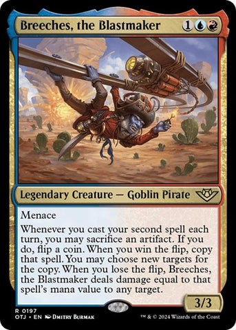 Breeches, the Blastmaker (Outlaws of Thunder Junction) Near Mint Foil