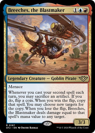 Breeches, the Blastmaker (Outlaws of Thunder Junction) Light Play Foil