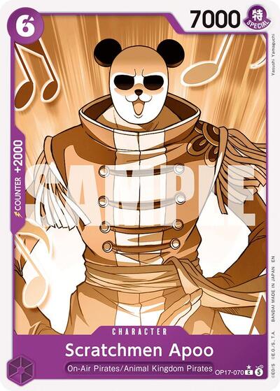 Scratchmen Apoo (Pandaman Art) (The World's Strongest Warriors) Near Mint