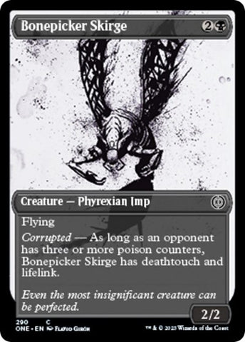 Bonepicker Skirge (Showcase) (Phyrexia: All Will Be One) Near Mint Foil