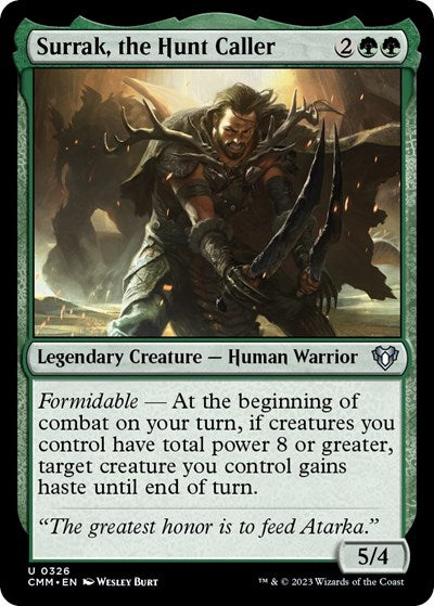 Surrak, the Hunt Caller (Commander Masters) Near Mint