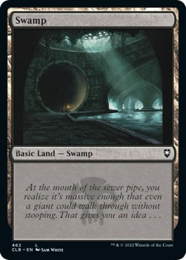 Swamp (462) (Commander Legends: Battle for Baldur's Gate) Near Mint Foil