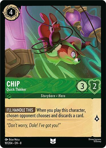 Chip - Quick Thinker (Reign of Jafar) Near Mint