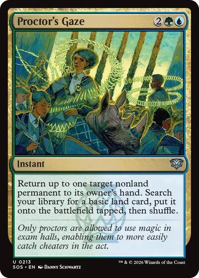 Proctor's Gaze (Secrets of Strixhaven) Near Mint Foil