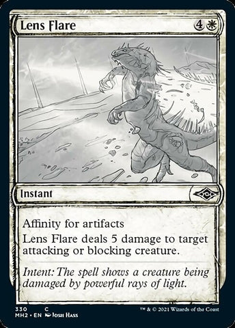 Lens Flare (Showcase) (Modern Horizons 2) Near Mint Foil