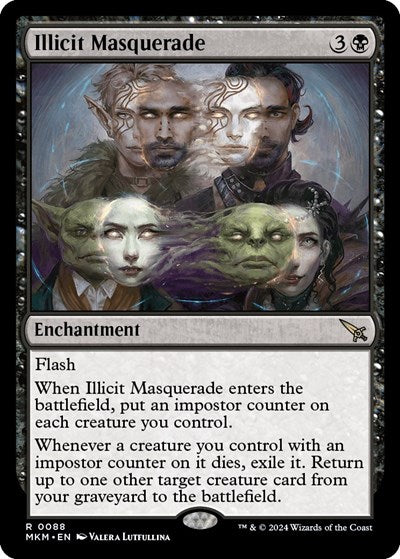 Illicit Masquerade (Murders at Karlov Manor) Near Mint Foil