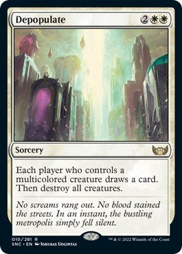 Depopulate (Streets of New Capenna) Light Play Foil
