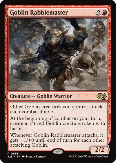 Goblin Rabblemaster (Foundations Jumpstart) Near Mint