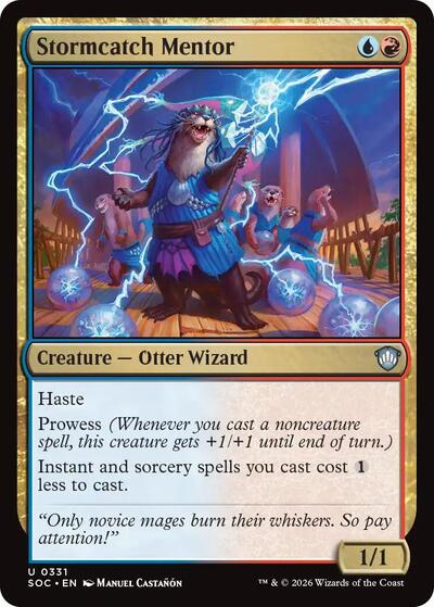 Stormcatch Mentor (Commander: Secrets of Strixhaven) Near Mint