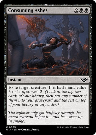 Consuming Ashes (Outlaws of Thunder Junction) Near Mint Foil